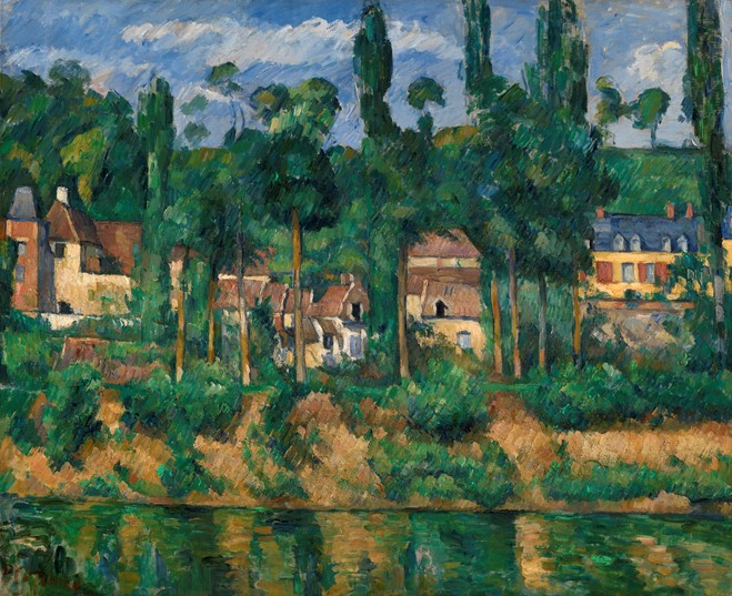 Image of Paul Cézanne's Chateau de Medan painting