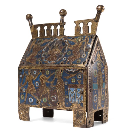 Image of a Limoges casket from the Burrell Collection