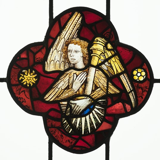 Stained glass panel about 15th century