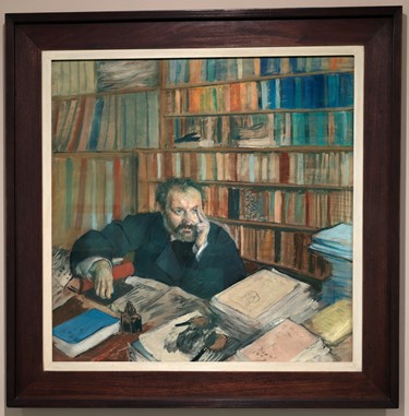 Image shows Burrell Portrait of Edmond Duranty