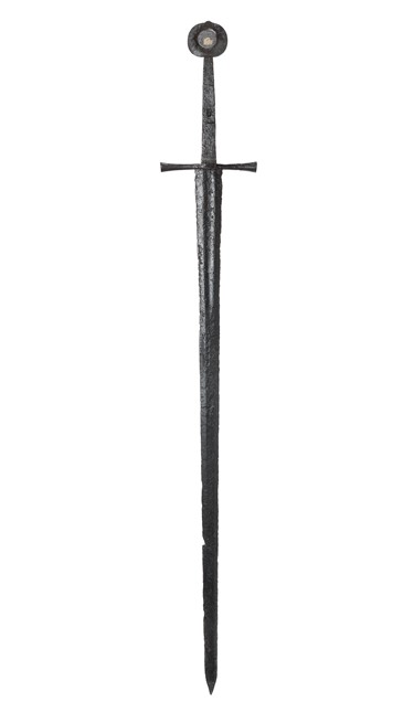 Image shows a Longsword from the Burrell Collection
